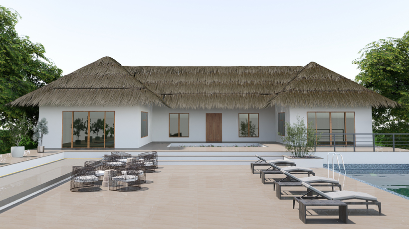 luxury pool villas